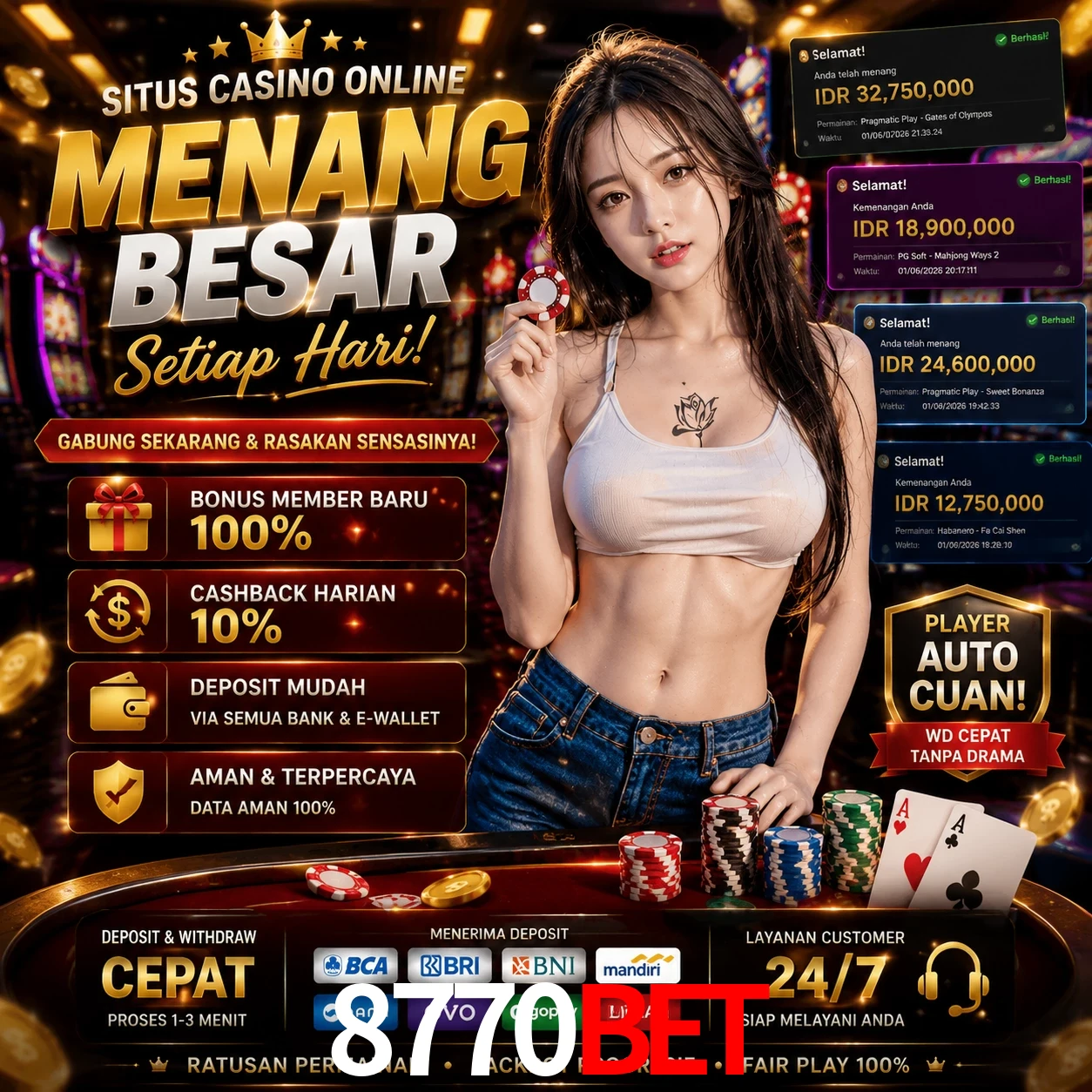 8770bet slots no app